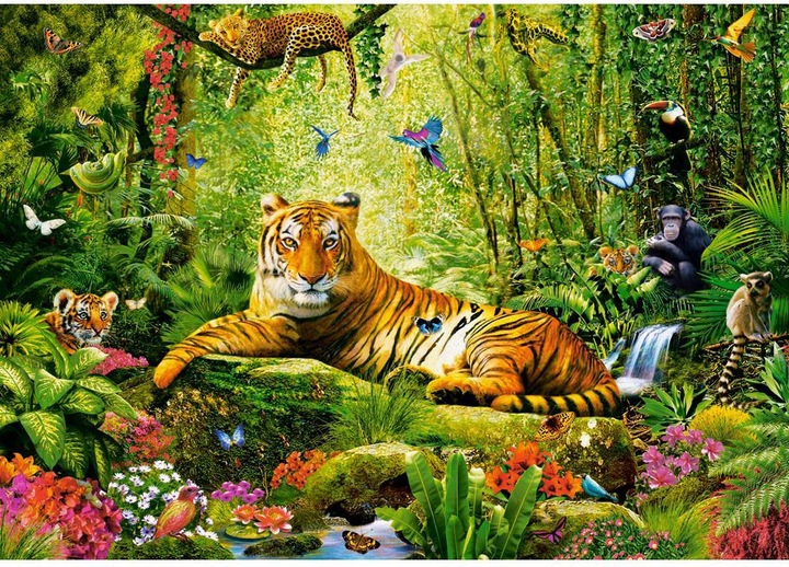 Productafbeelding Castorland Zijne Majesteit, de Tijger Puzzel 500 stukjes (500 onderdelen)
