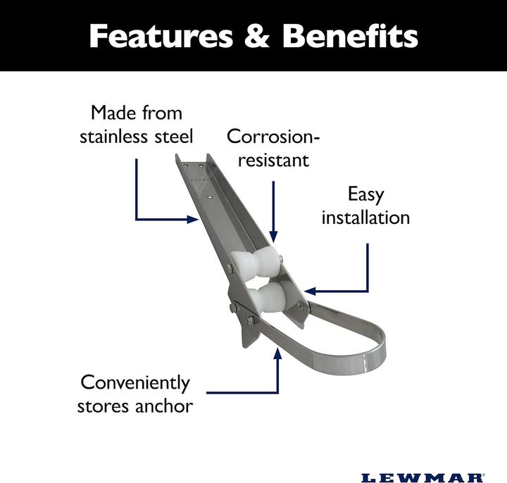 Produktbild Lewmar Boegrollen