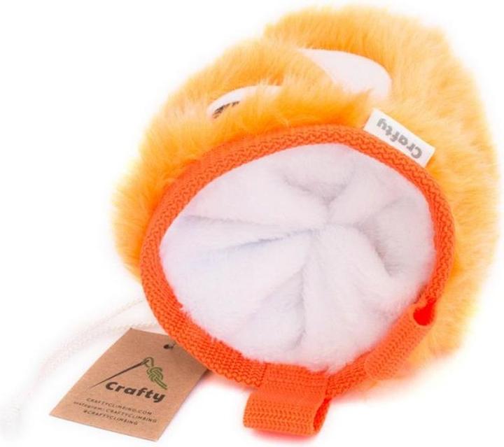 Actual product image Crafty Climbing Tangerine Foodie Monster Chalk Bag