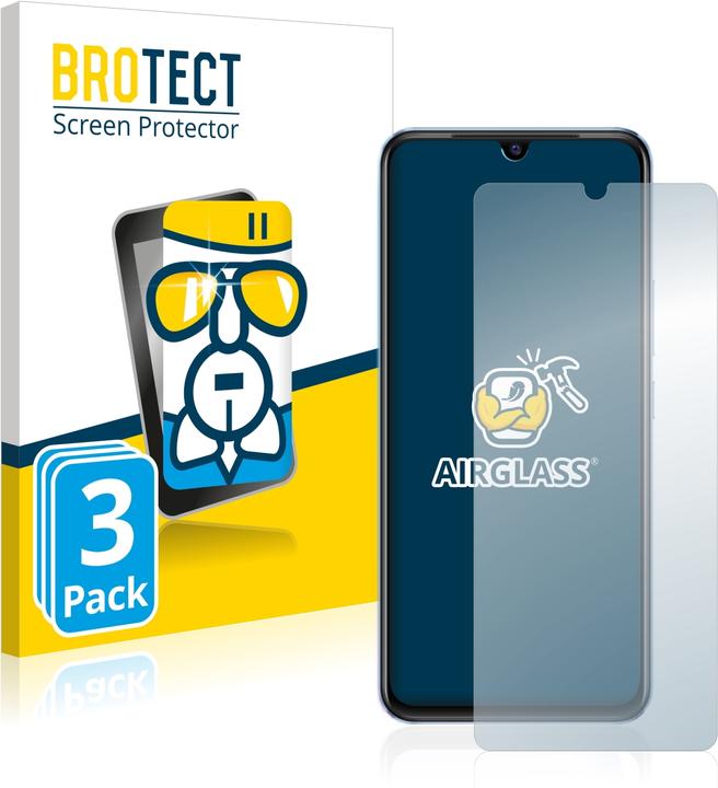 Produktbild BROTECT AirGlass Panzerglasfolie (3 Stück, Vivo V23e 4G)