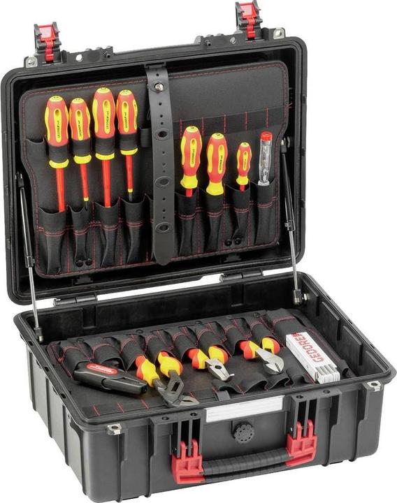 Gedore Tool case for electricians-R21652089 88-pcs. RED (88 pieces)