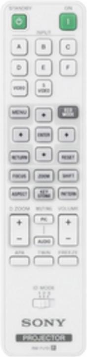 Image du produit Sony RM-PJ19 TÉLÉCOMMANDE F/FH30 (Infrarouge)