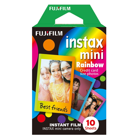 Actual product image Fujifilm Instax Color Mini Rainbow (Instax Mini)