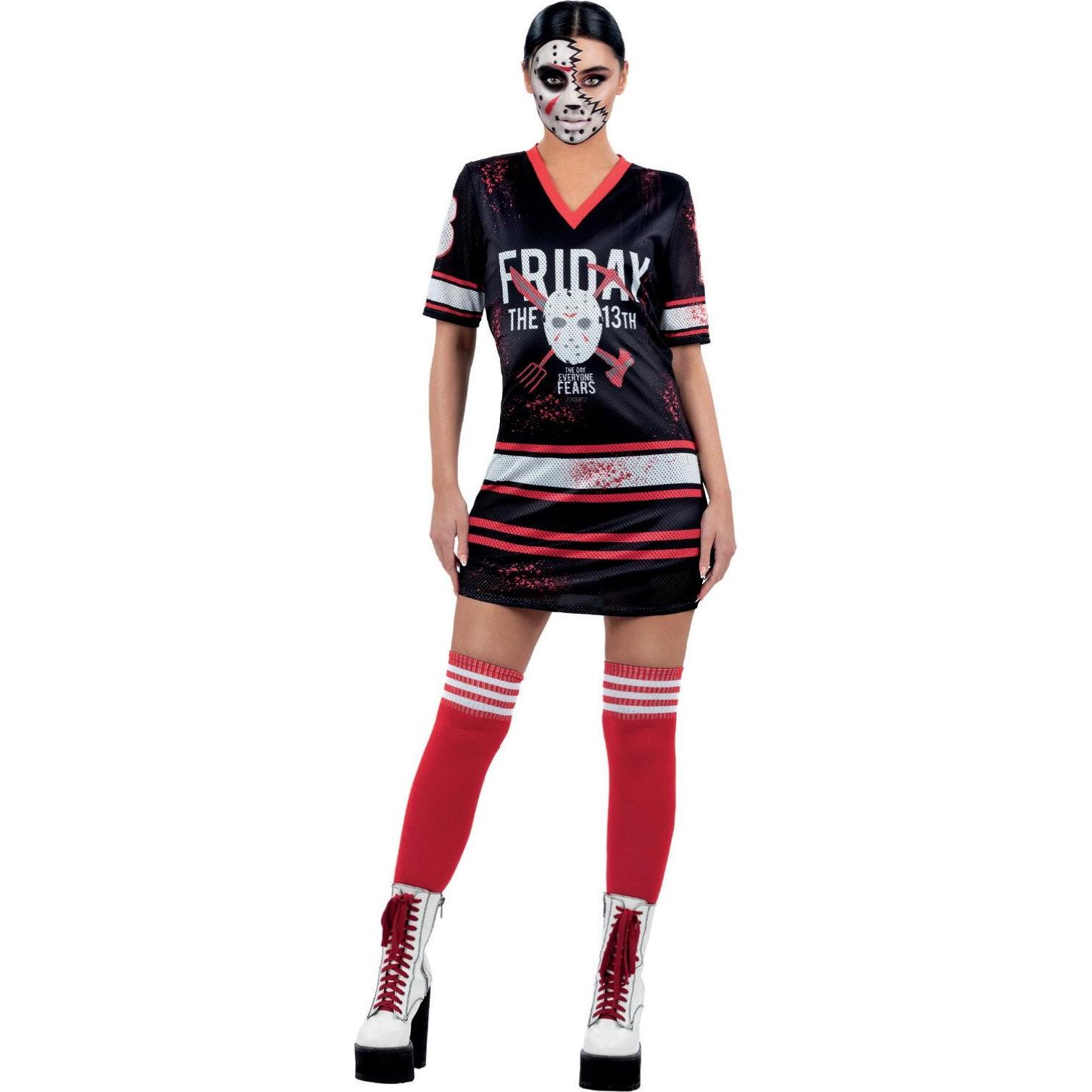 Smiffys Freitag der 13. Jason Hockey Kleid für Frauen (XS)