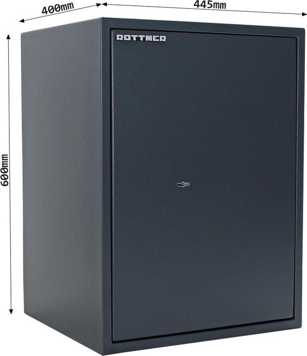 Immagine prodotto Rottner Cassaforte per mobili S2 PowerSafe 600 IT con serratura a doppia mappa (56 l)