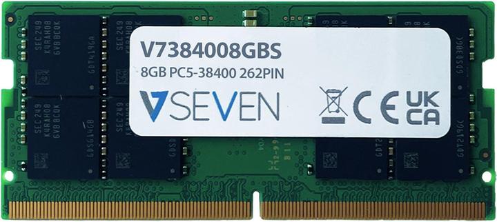 Actual product image V7 8GB DDR5 PC5-38400 262PIN (1 x 8GB, 4800 MHz, DDR5 RAM, SO-DIMM)