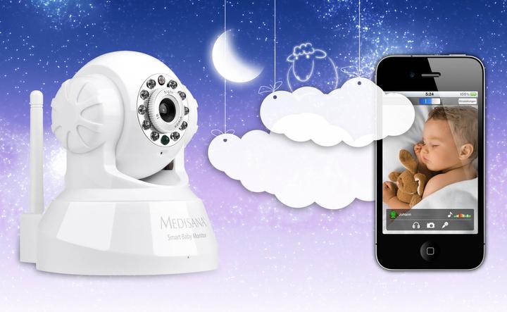 Actual product image Medisana Smart Baby Monitor (Video & Audio, 999 m)