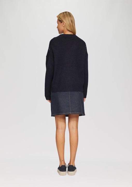 Produktbild S.Oliver Strickjacke Oversized Wollmix-Strickjacke mit Argyle-Muster (36)