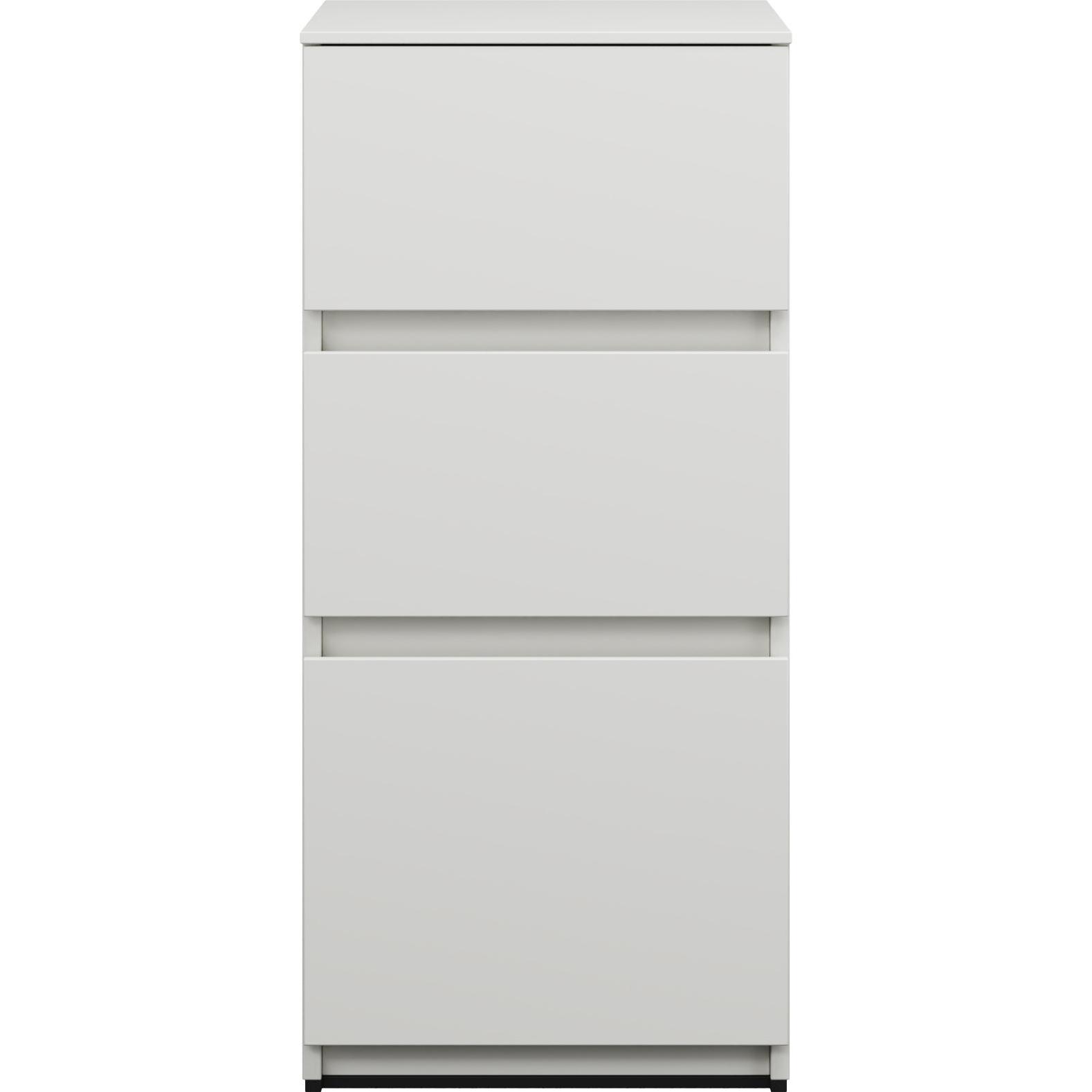 burgbad, Badezimmerschrank, Lin20 Unterschrank, 3 Auszüge in der Tiefe 487, 400x487x870mm, USIV040