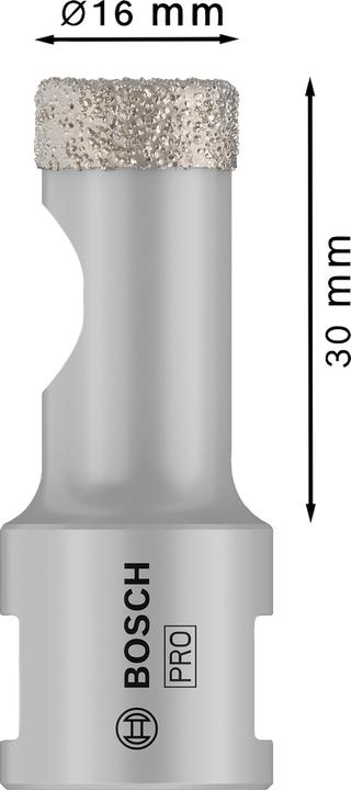 Produktbild Bosch Professional Zubehör PRO Core Cutter dry, 16 x 30 x 22,23 mm (16 mm)