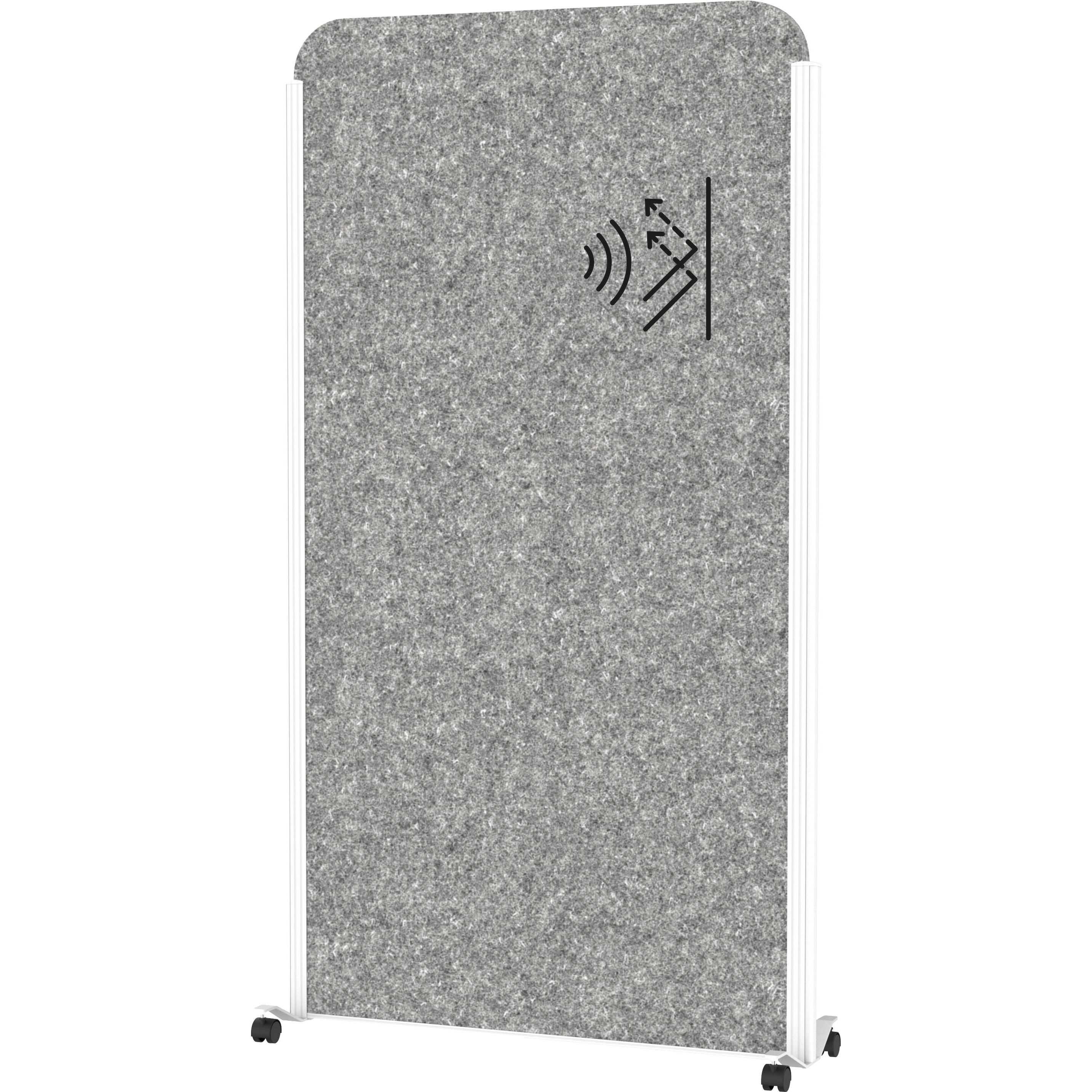 Maul, Trennwand, Akustik-Trennwand MAULcocoon 9701102 weiss 100,0 x 182,0 cm (100 x 182 cm)