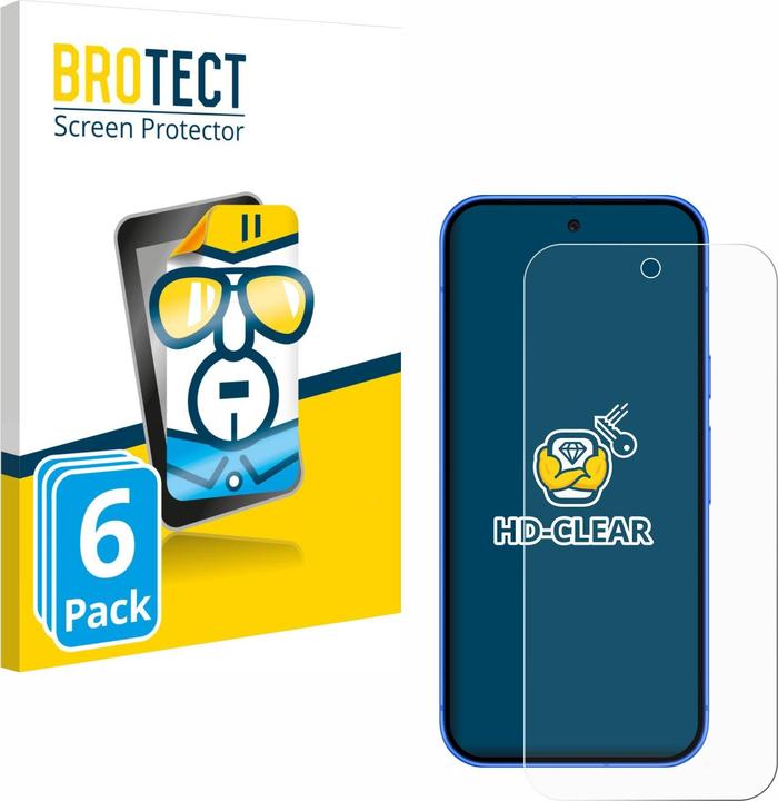 Actual product image BROTECT Screen Protector Clear (6 pcs., Google Pixel 10)