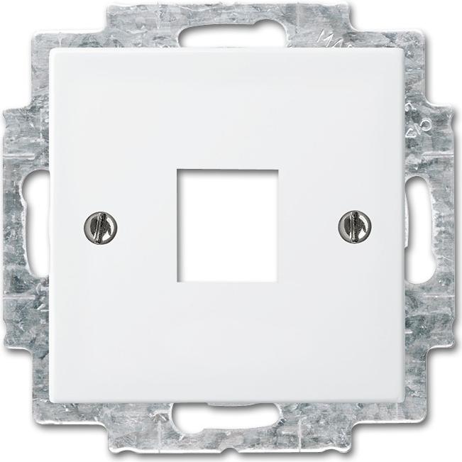 Produktbild Busch-Jaeger 1fach Abdeckung Modular-Jack-Einsatz Busch-balance SI Alpinweiss 2561-914 (2561-914)