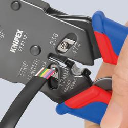 Productafbeelding Knipex Crimpzange für Westernstecker (200 mm)