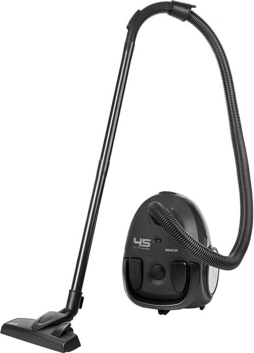 Produktbild Sencor SVC 45BK-EUE3 schwarz / Beutelstaubsauger / 850 W / 1,5L / 79 dB / 7,5m Radius