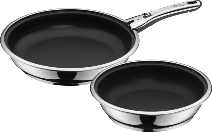 Produktbild WMF Compact Cuisine Topf-Set, 3-teilig (Pfannenset + Topfset, Edelstahl)