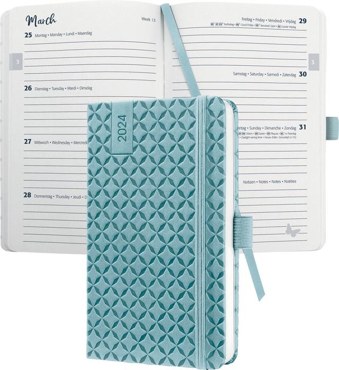 Produktbild Jolie Taschenagenda (9.5 x 15 cm, Englisch, Italienisch, Französisch, Deutsch)