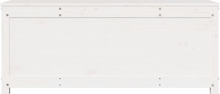 Actual product image vidaXL Truhe Weiss 110x50x45,5 cm Massivholz Kiefer,Farbe