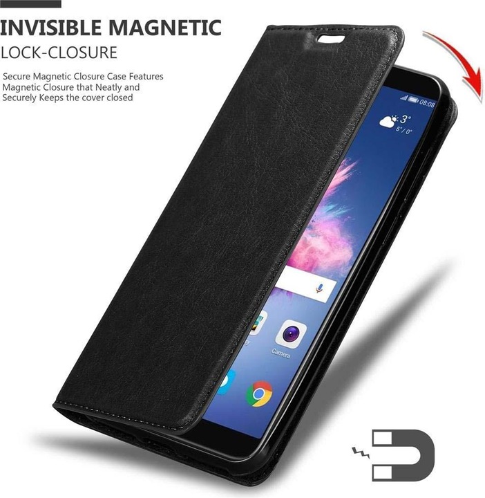 Produktbild Cadorabo Book Invisible Magnet Cover (Huawei P Smart)