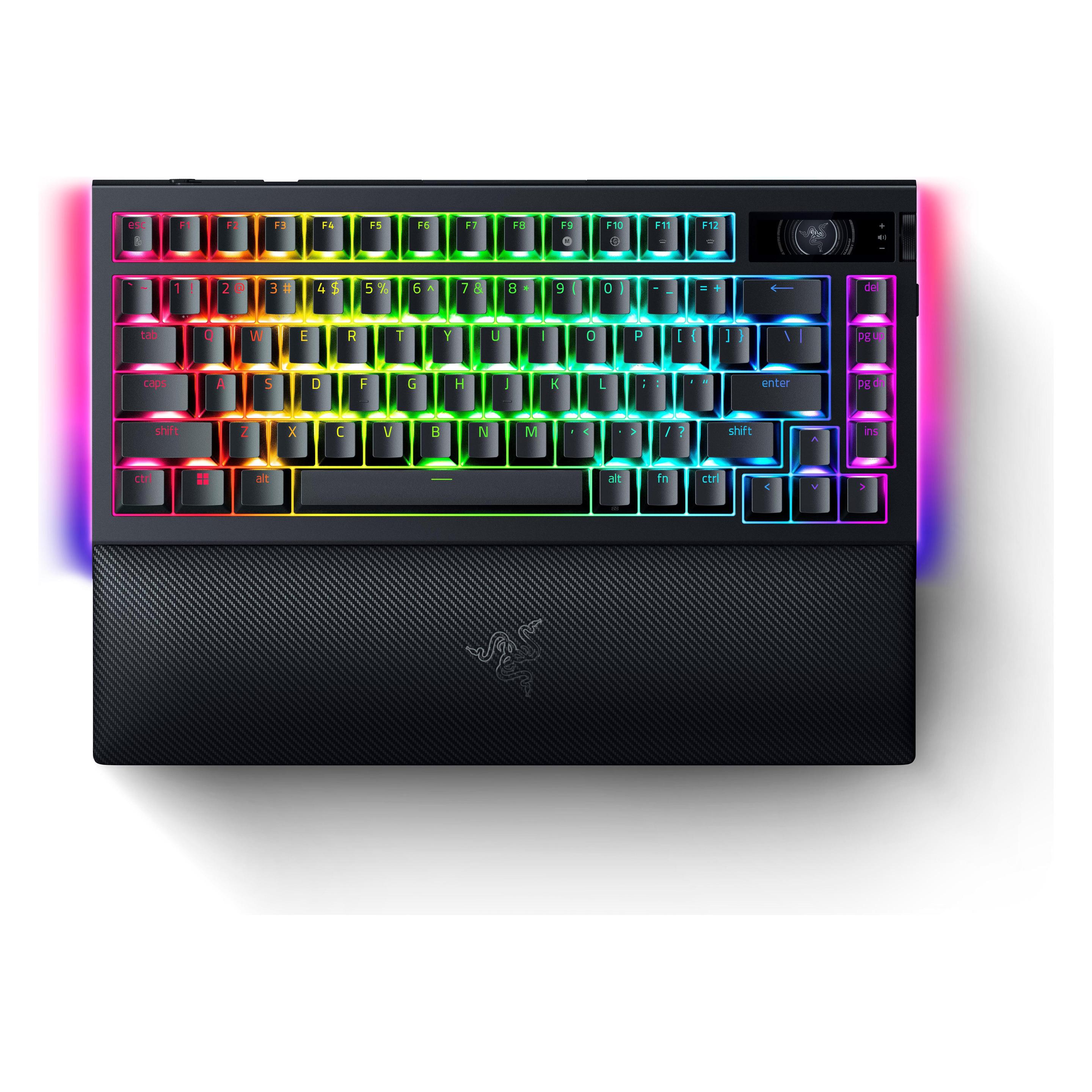 Razer BlackWidow V4 Pro (US, Kabelgebunden, Kabellos), Tastatur, Schwarz