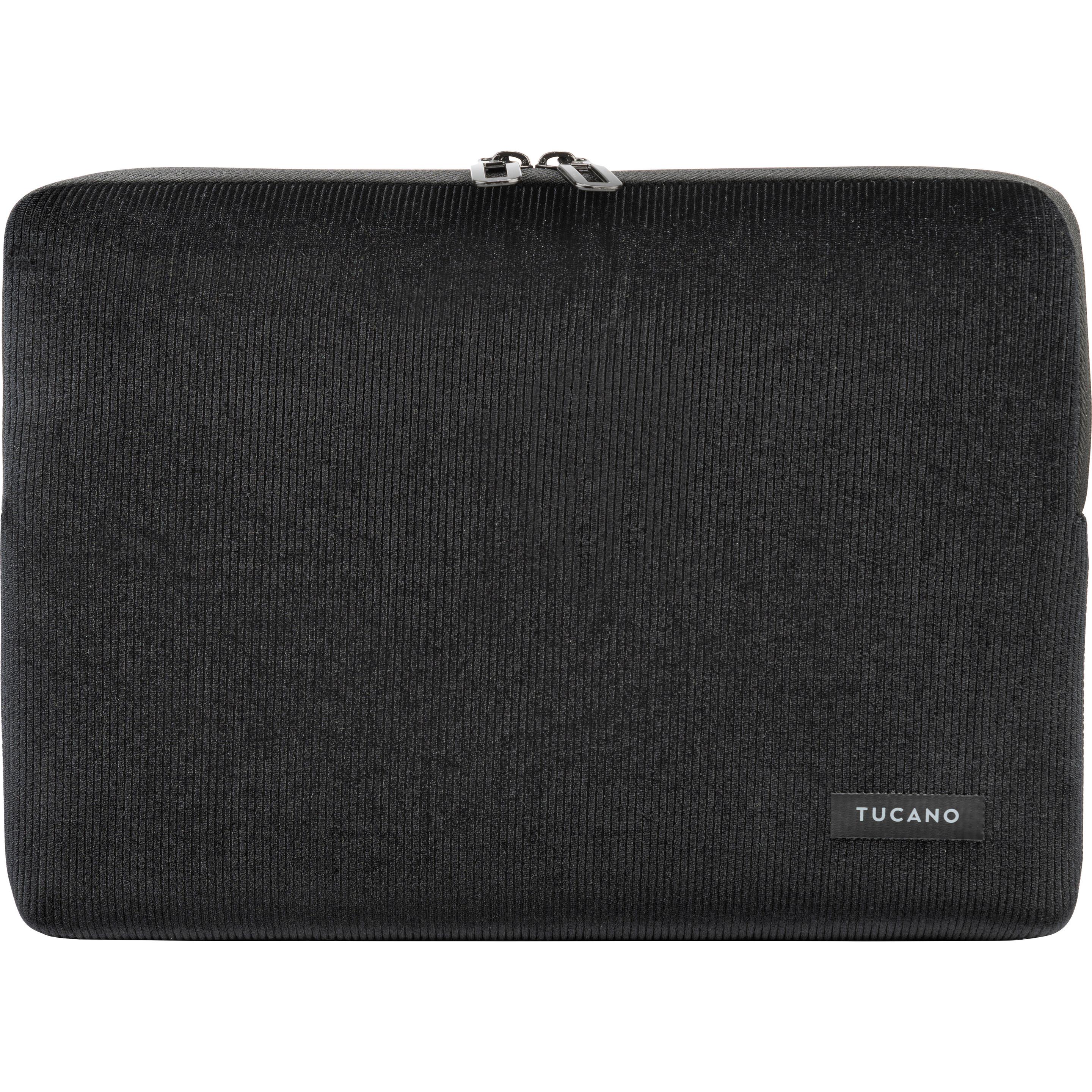Tucano Sleeve VELLUTO 12" (13", Apple), Notebooktasche, Schwarz