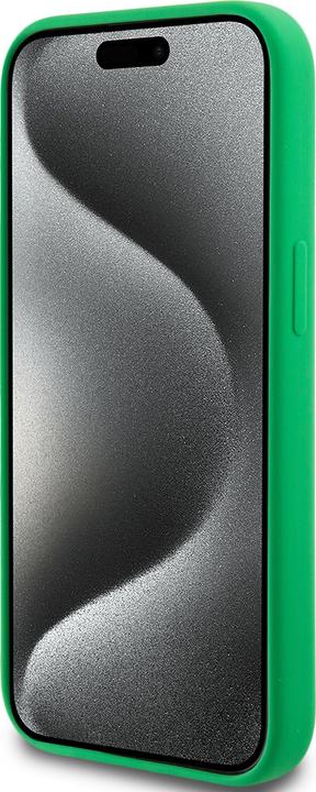 Produktbild Lacoste LCHMP15SSLON iPhone 15 6.1" zielony/green hardcase Silicone MagSafe (Apple iPhone 13, Apple iPhone 14, Apple iPhone 15)