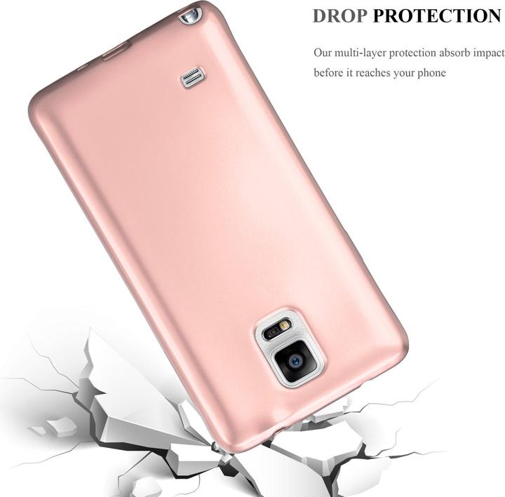 Productafbeelding Cadorabo Hard Cover Mat Metalen Hoesje voor Samsung Galaxy NOTE 4 (Samsung Galaxy Note 4)