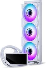 Image du produit Phanteks Glacier One 360M25 LCD AiO-Wasserkühlung, 6-Zoll-Display - 360mm, weiss