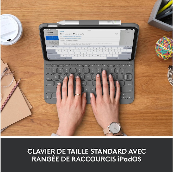 Immagine prodotto Logitech Folio Sottile Per Ipad (10a Generazione) (CH, iPad 10.9 (2022))