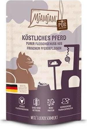 Actual product image Mjamjam Cat delicious pure horse (Adult, 6 pcs., 1200 g)