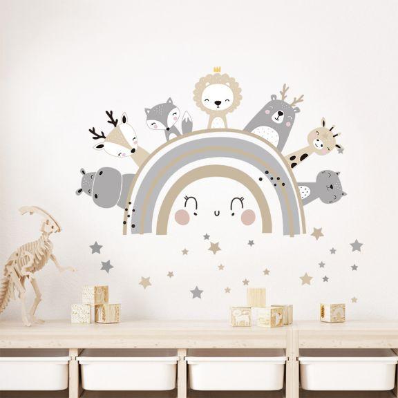 Image du produit Konjac Sponge ROOM Decor SIPO-WS63030 NAKLEJKI NA ŚCIANĘ ZWIERZETA MIX