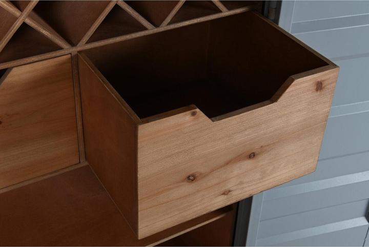 Actual product image Esprit Bottle rack Home Sky blue 76,5 x 41 x 157,5 cm (41 x 15 x 76.50 cm)