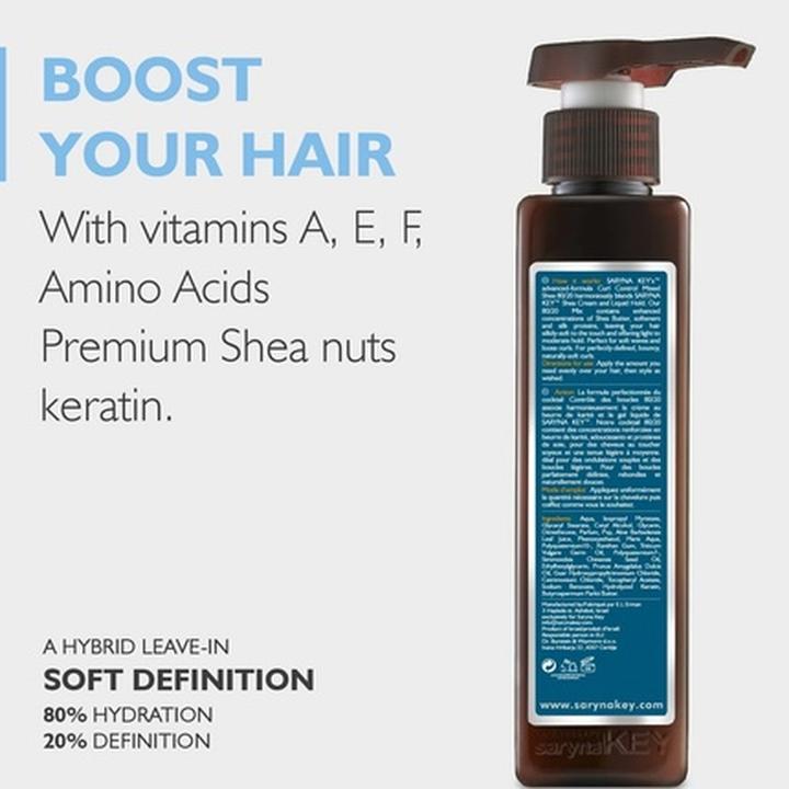 Actual product image Saryna Key Pure African Mixed Shea 80% / 20% 300Ml / 10.14 Fl.Oz * (300 ml)