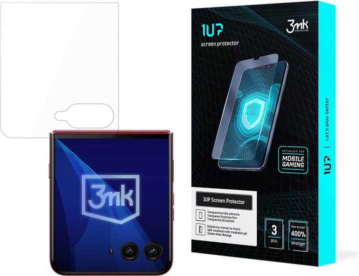 3MK Folia 1UP Folia Gaming do Motorola Razr 60 Ultra 3szt