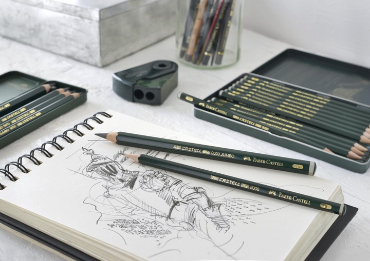 Actual product image Faber-Castell Pencil Castell 9000 (2H, 12 x)