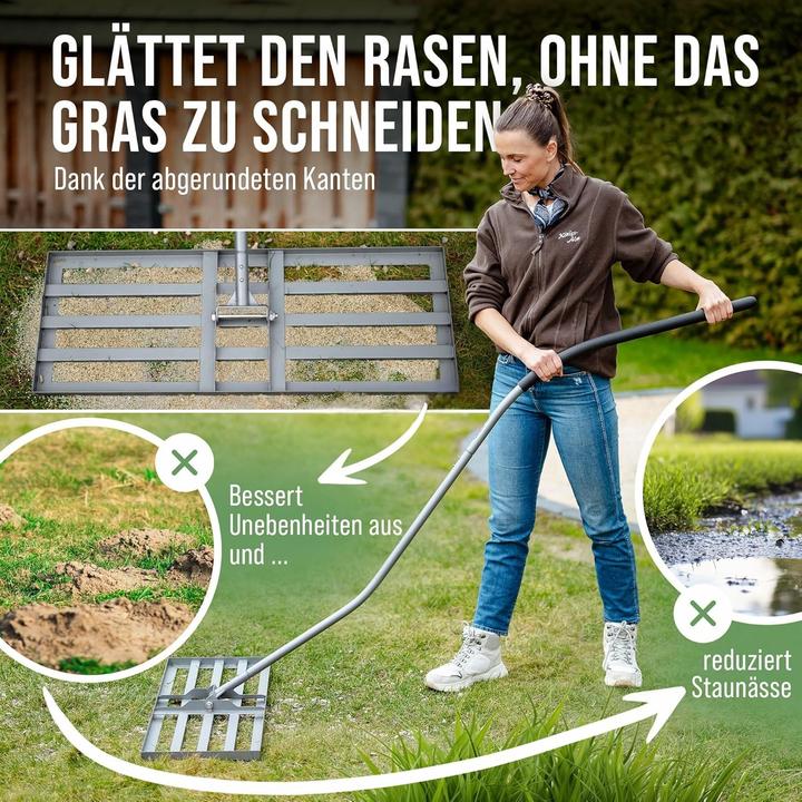 Actual product image Green Spark Rasenrakel mit Klicksystem
