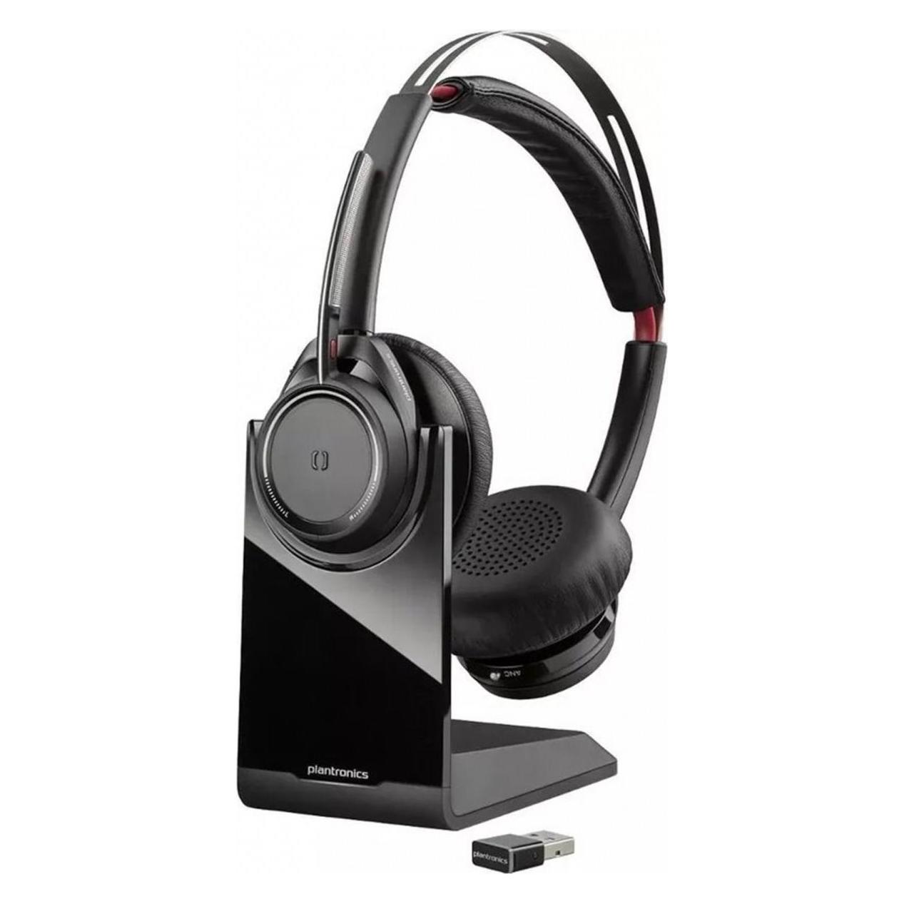 HP Poly Voyager Focus (Kabellos, USB-C, Skype), Office Headset, Schwarz