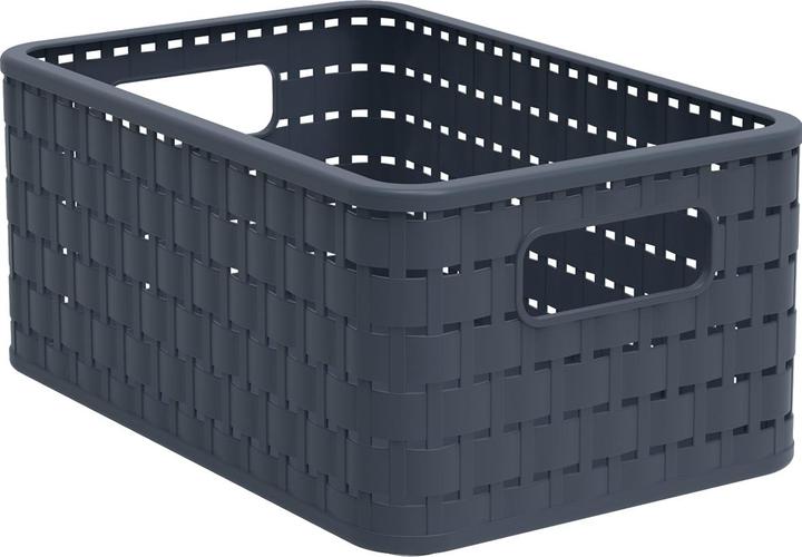 Rotho Panier Country, A5 111520621 6l, Iris bleu foncé (1 x)