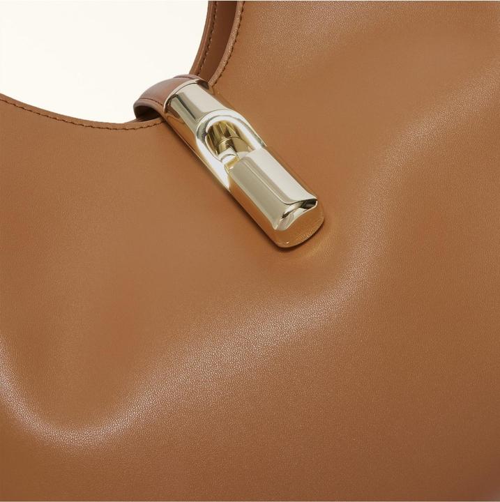 Produktbild Furla hobo bag goccia m in leather color brandy