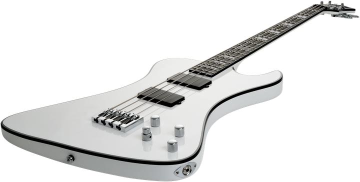 Produktbild Hagstrom E-Bass, Nekromant 4, White Gloss (E-Gitarre, Mahagoni)