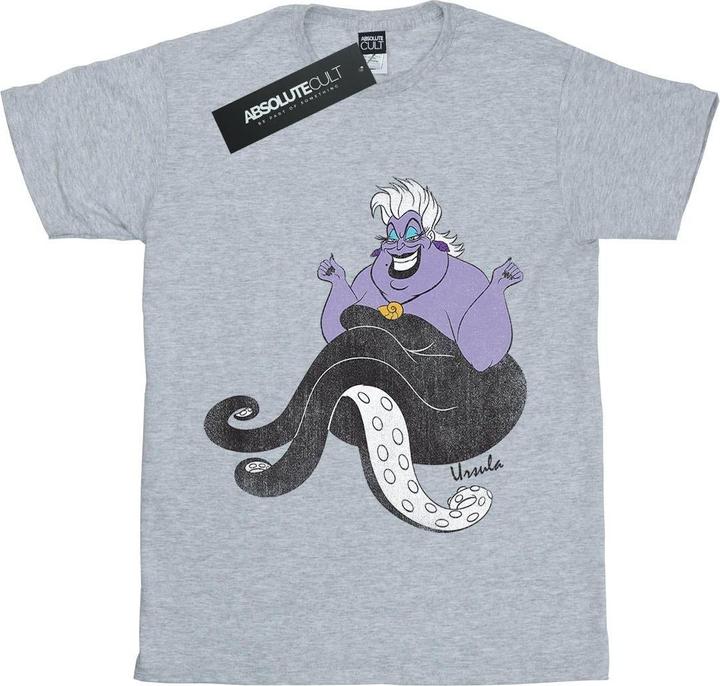 Actual product image Disney Boys The Little Mermaid Classic Ursula T-Shirt (128)