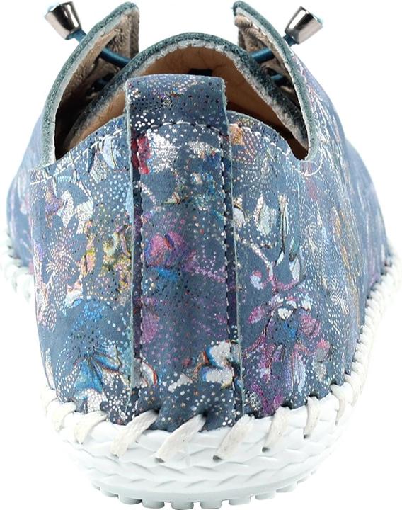 Produktbild Lunar Leinenschuhe Exbury Floral Leder (38)
