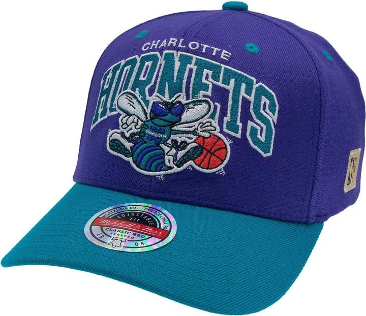 Produktbild Mitchell & Ness M&N Stretch Snapback Classic Red Cap - Charlotte Hornets (One Size)