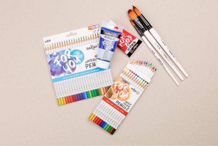 Produktbild Darwi For You FY - Aquarellfarbstifte (24x)