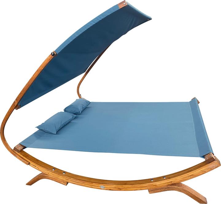 Image du produit Axi Mallorca lit double avec parasol bleu (200 cm)
