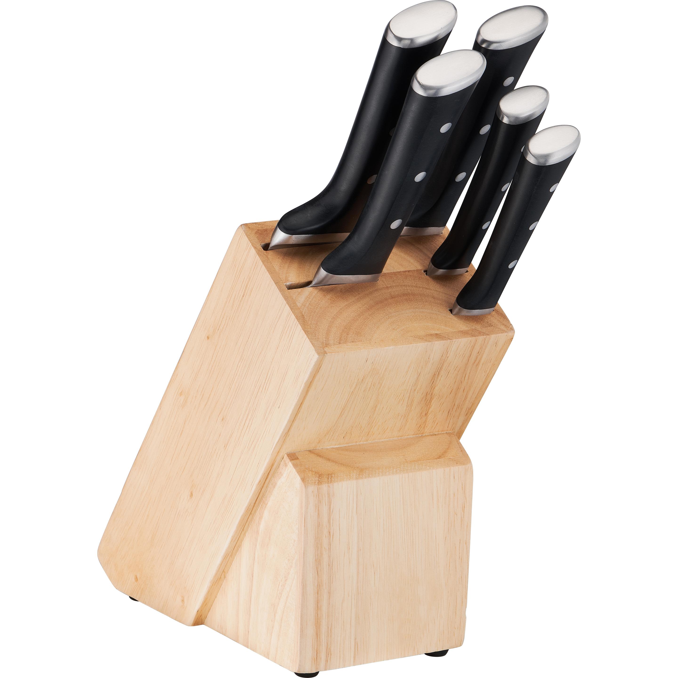 Tefal Ingenio Messerblock-Set, Messerblock, Braun, Schwarz, Silber