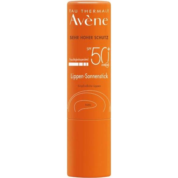 Avène, Sonnencreme, Sunsitive SPF 50 + Lippen-Sonnenstick, 3 g Stift (Sonnenstick, SPF 50, 3 g)