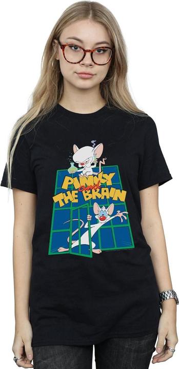 Immagine prodotto Animaniacs Pinky And The Brain Laboratory Maglietta Ampia Donna (5XL)