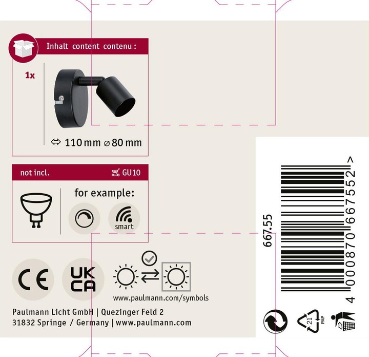 Image du produit Paulmann Carolina (GU10)