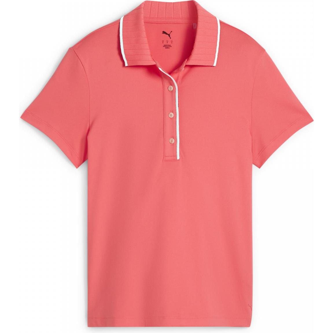 Puma, Herren, Shirt, W Cloudspun Bridges SS Polo, Weiss, (L)